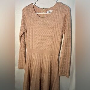 Calvin Klein Blush Cable Dress